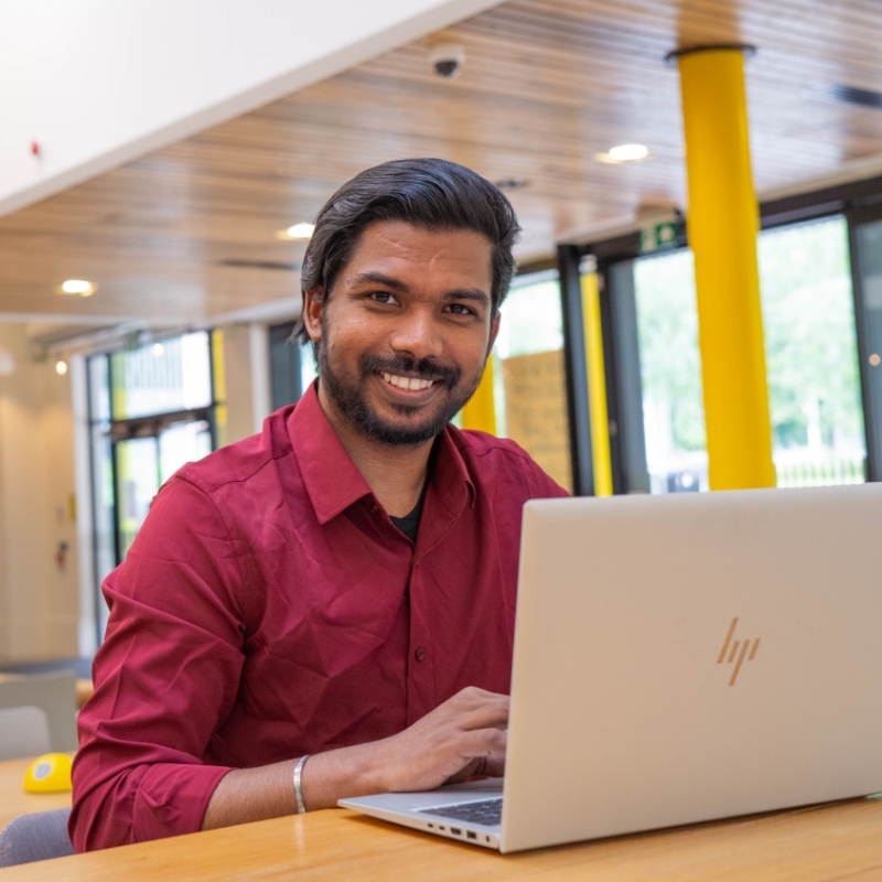 A headshot of your Welfare Officer, Akhil Sha
